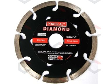 Deimantinis pjovimo diskas | 125 mm (PA0125) Deimantinis pjovimo diskas | 125 mm (PA0125)