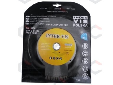 Deimantinis pjovimo diskas 230mm X 10X22.2X2.6, segment/turbo (ST0230) Deimantinis pjovimo diskas 230mm X 10X22.2X2.6, segment/turbo (ST0230)