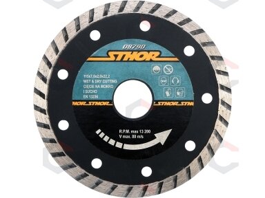 Deimantinis pjovimo diskas "turbo" HS 115mm (08790) Deimantinis pjovimo diskas "turbo" HS 115mm (08790)
