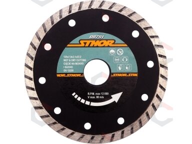 Deimantinis pjovimo diskas "turbo" HS 125mm (08791)
