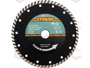 Deimantinis pjovimo diskas "turbo" HS 180mm (08792) Deimantinis pjovimo diskas "turbo" HS 180mm (08792)
