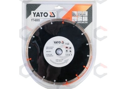 Deimantinis segmentinis pjovimo diskas | 230 mm (YT-6005) Deimantinis segmentinis pjovimo diskas | 230 mm (YT-6005)