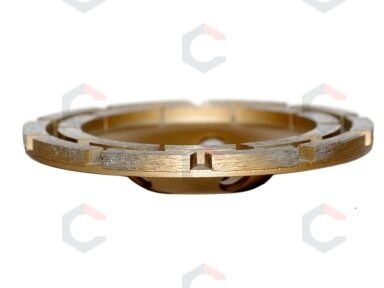Deimantinis šlifavimo diskas | lėkštės tipo | dviejų eilių | M14x125 mm (DR0125B) Deimantinis šlifavimo diskas | lėkštės tipo | dviejų eilių | M14x125 mm (DR0125B)