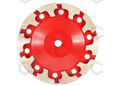 Deimantinis šlifavimo diskas | lėkštės tipo | T-formos eilė | M14x125 mm (TF0125) Deimantinis šlifavimo diskas | lėkštės tipo | T-formos eilė | M14x125 mm (TF0125)