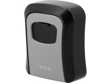 Raktų dėžutė su 4 skaitmenų kodiniu užraktu, 115 × 96 × 36 mm YATO (YT-66641)