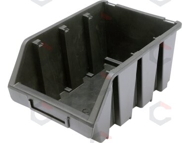 Dėžutė sandėliavimui juoda M 170x240x126mm (78833)