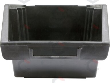 Dėžutė sandėliavimui juoda M 170x240x126mm (78833)