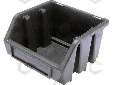 Dėžutė sandėliavimui juoda XS 116x112x75mm (78830)
