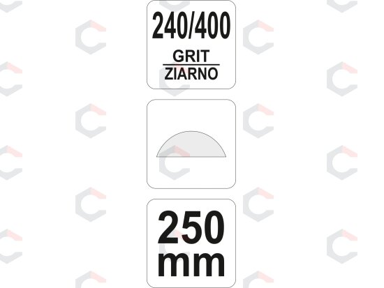 Deimantinė dildė / galąstuvas | 250 mm (YT-76080) 3 Deimantinė dildė / galąstuvas | 250 mm (YT-76080) 3