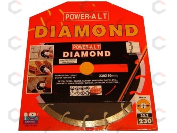 Deimantinis pjovimo diskas 230 mm (PA0230) 3 Deimantinis pjovimo diskas 230 mm (PA0230) 3
