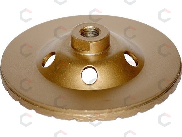 Deimantinis šlifavimo diskas | lėkštės tipo | turbo | M14x125 mm (DB0125A) Deimantinis šlifavimo diskas | lėkštės tipo | turbo | M14x125 mm (DB0125A)