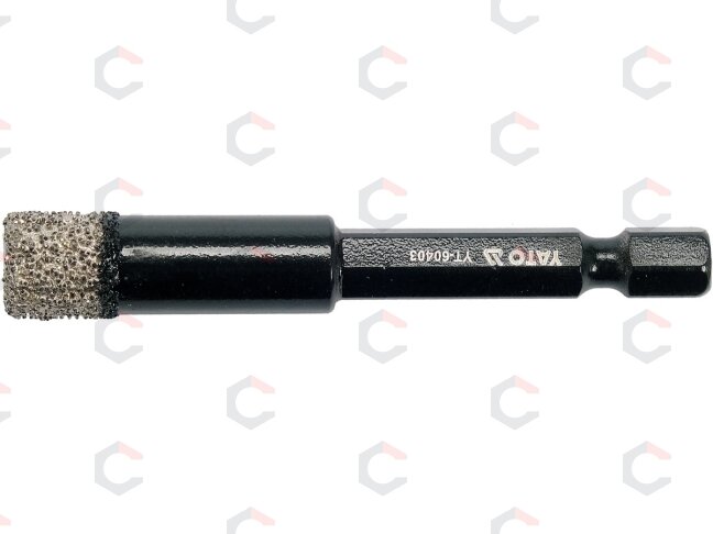 Deimantinė karūnėlė | 6,3 mm (1/4") | 10 mm (YT-60403) 1