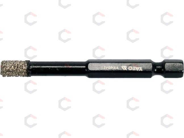 Deimantinė karūnėlė | 6,3 mm (1/4") | 6 mm (YT-60401) 1 Deimantinė karūnėlė | 6,3 mm (1/4") | 6 mm (YT-60401) 1