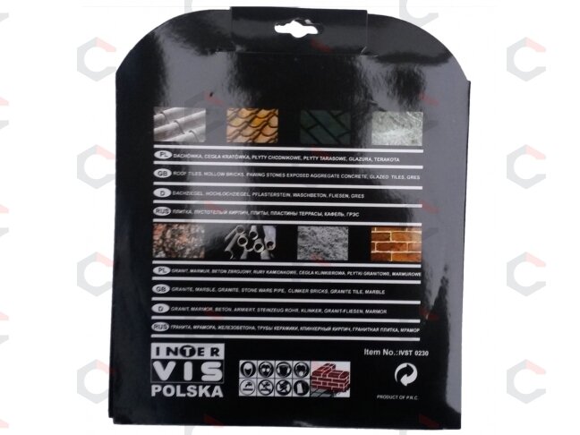 Deimantinis pjovimo diskas 230mm X 10X22.2X2.6, segment/turbo (ST0230) 3 Deimantinis pjovimo diskas 230mm X 10X22.2X2.6, segment/turbo (ST0230) 3