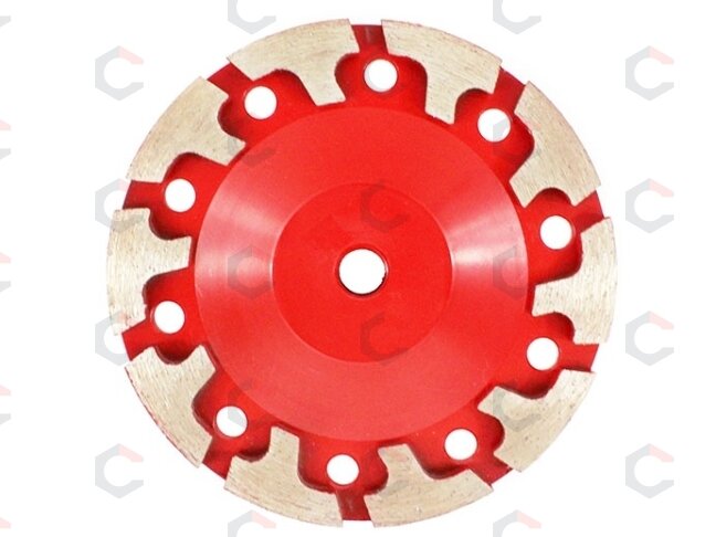 Deimantinis šlifavimo diskas | lėkštės tipo | T-formos eilė | M14x125 mm (TF0125) Deimantinis šlifavimo diskas | lėkštės tipo | T-formos eilė | M14x125 mm (TF0125)