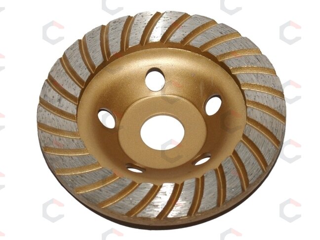 Deimantinis šlifavimo diskas | lėkštės tipo | turbo | 22.2x125 mm (DB0125B) Deimantinis šlifavimo diskas | lėkštės tipo | turbo | 22.2x125 mm (DB0125B)