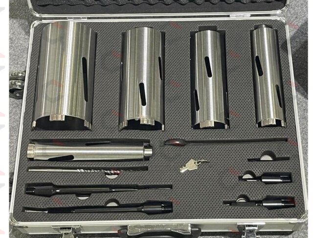 Deimantinių šerdies grąžtų rinkinys | 170 mm | 13 vnt. (SR002) 6 Deimantinių šerdies grąžtų rinkinys | 170 mm | 13 vnt. (SR002) 6