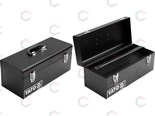 Dėžė įrankiams metalinė | 428x180x180 mm (YT-0883) 1 Dėžė įrankiams metalinė | 428x180x180 mm (YT-0883) 1