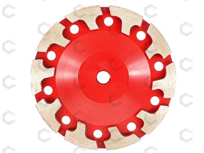 Deimantinis šlifavimo diskas | lėkštės tipo | T-formos eilė | M14x125 mm (TF0125)