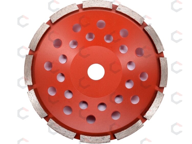 Deimantinis šlifavimo diskas | lėkštinis M14 | 180 mm, segmentinis (YT-60323) Deimantinis šlifavimo diskas | lėkštinis M14 | 180 mm, segmentinis (YT-60323)