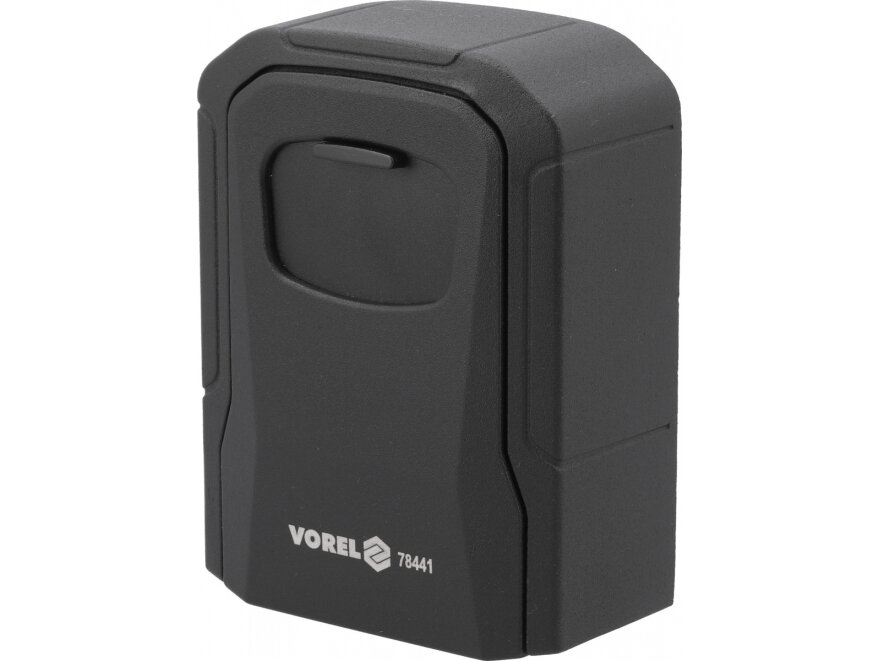 Raktų dėžutė su 4 skaitmenų kodiniu užraktu, 118 × 90 × 42 mm VOREL (78441) 1 Raktų dėžutė su 4 skaitmenų kodiniu užraktu, 118 × 90 × 42 mm VOREL (78441) 1