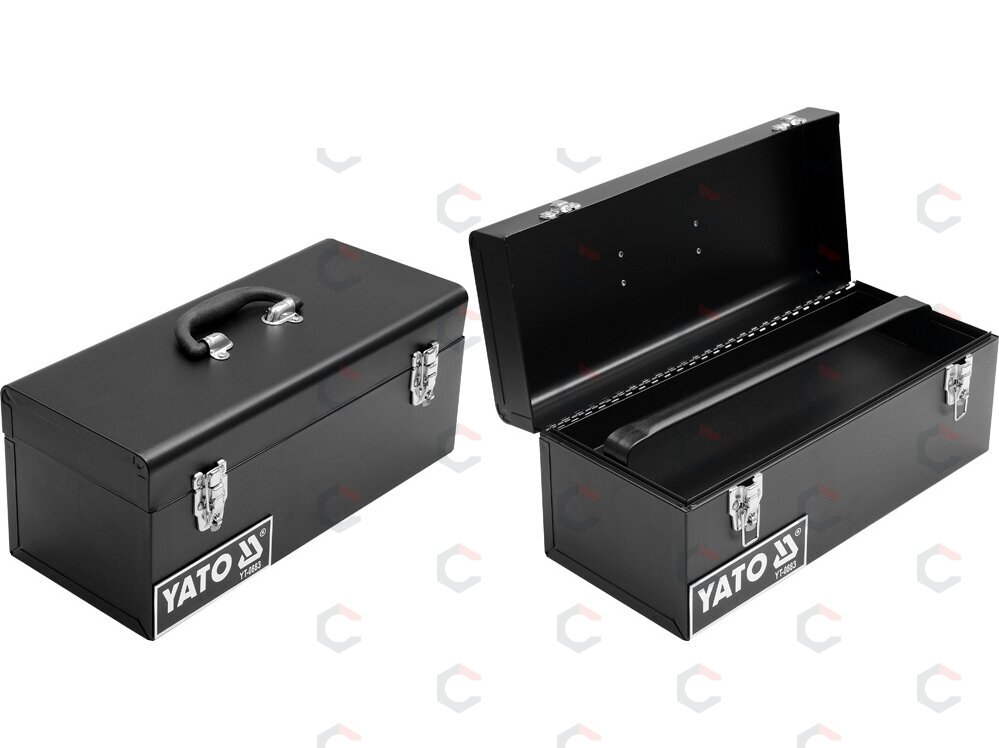 Dėžė įrankiams metalinė | 428x180x180 mm (YT-0883) 1 Dėžė įrankiams metalinė | 428x180x180 mm (YT-0883) 1