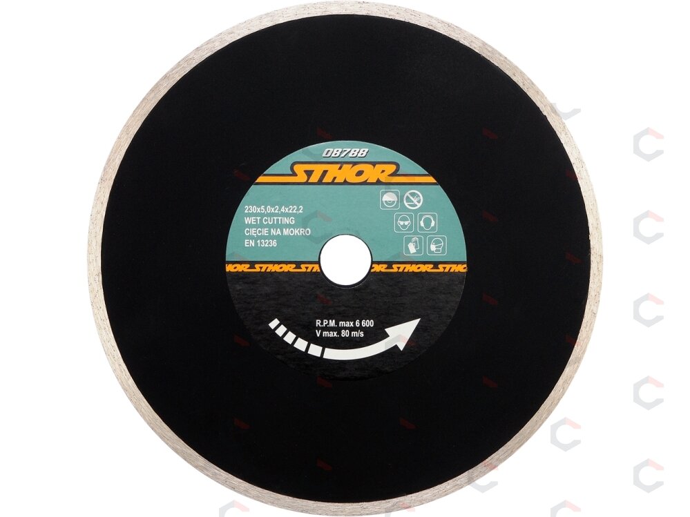 Deimantinis diskas lygus EN 230mm (08788) Deimantinis diskas lygus EN 230mm (08788)