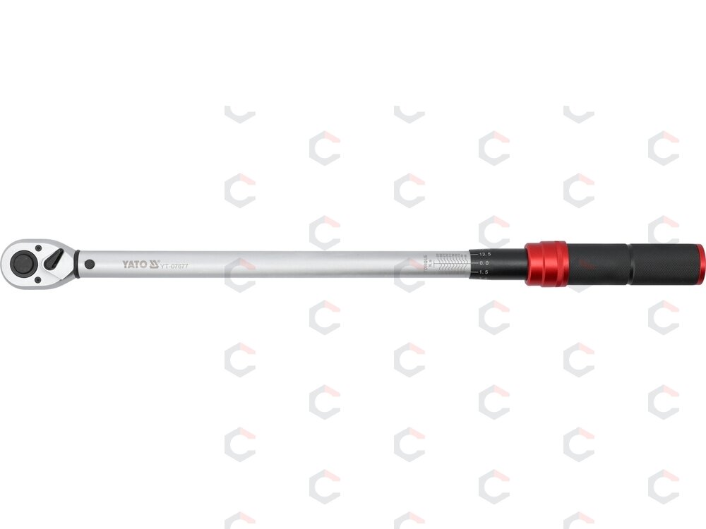 Dinamometrinis raktas | 12.5 mm (1/2") | 60 - 330 Nm (YT-07677) 1