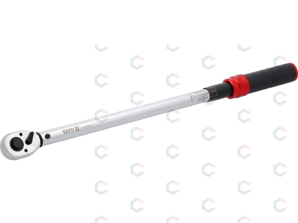 Dinamometrinis raktas | 12.5 mm (1/2") | 60 - 330 Nm (YT-07677)
