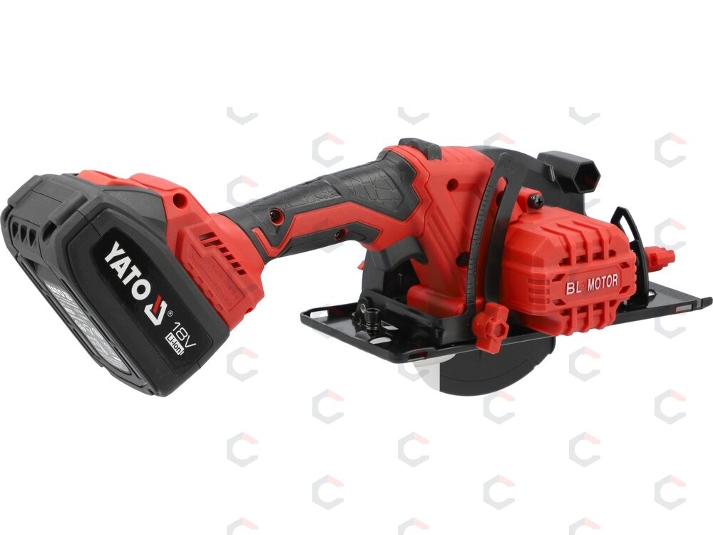 Diskinis pjūklas akumuliatorinis | 18V 140 mm | 2 vnt 4 AH akumuliatoriai (YT-8281185) 1