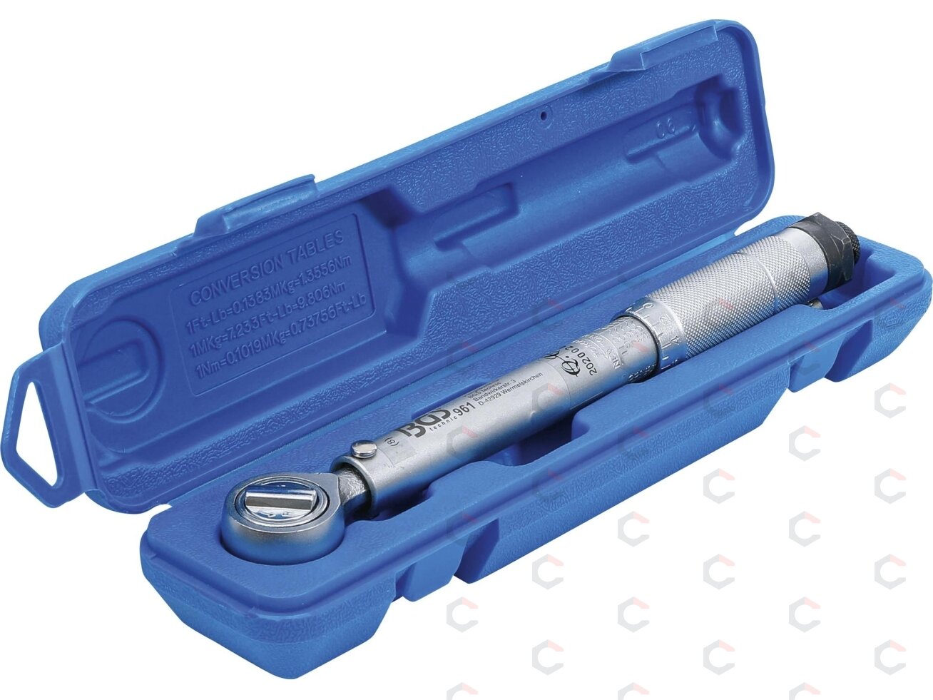 Dinamometrinis raktas | 10 mm (3/8") | 20–110 Nm | su adapteriu (961) 1