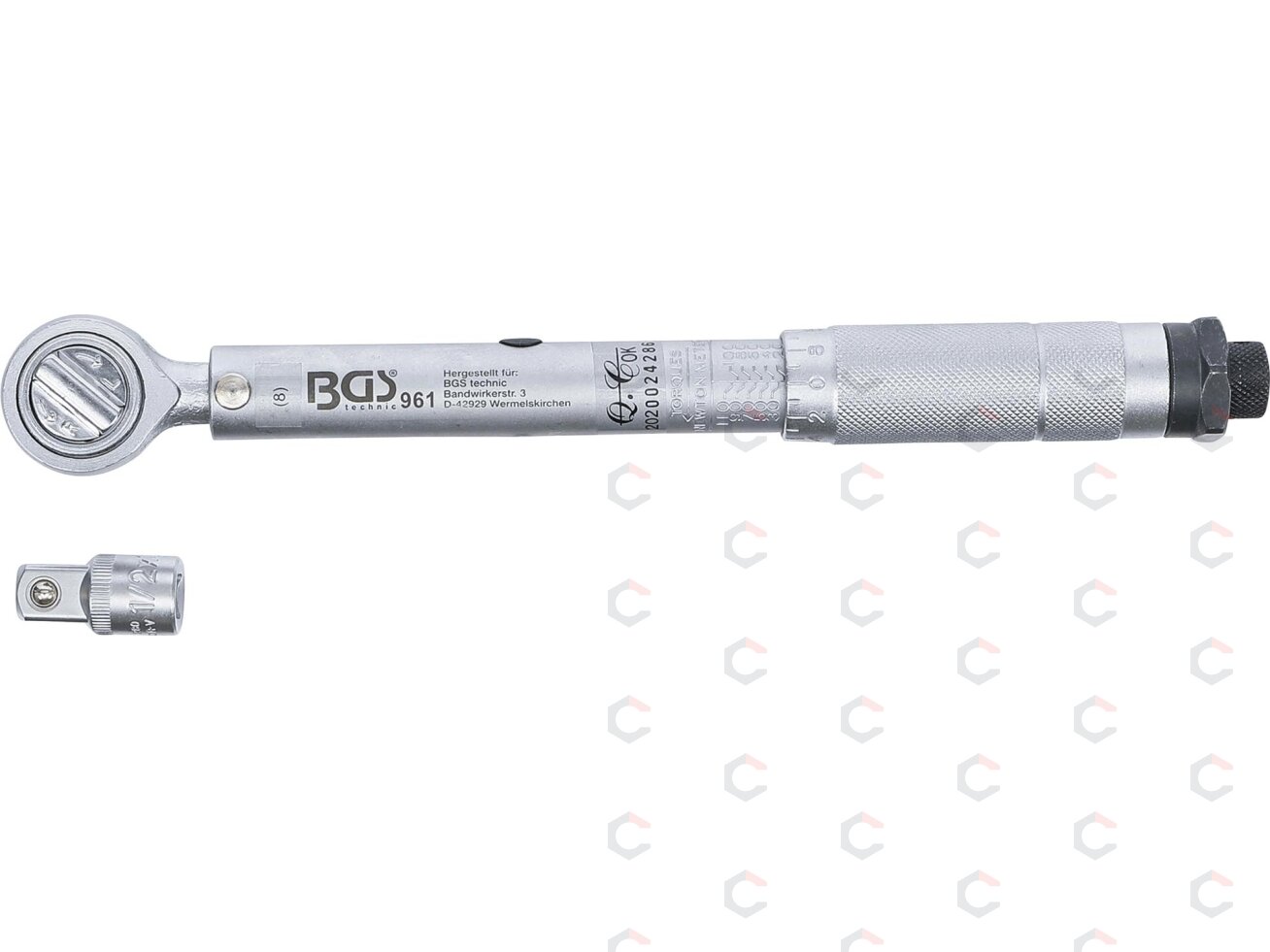 Dinamometrinis raktas | 10 mm (3/8") | 20–110 Nm | su adapteriu (961) 5