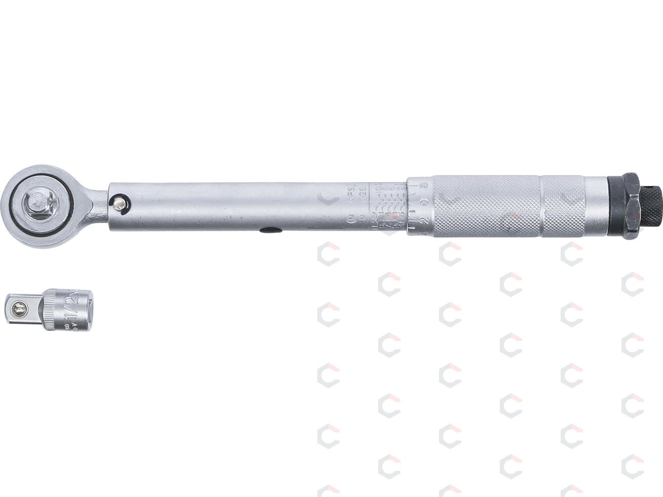 Dinamometrinis raktas | 10 mm (3/8") | 20–110 Nm | su adapteriu (961) 7 Dinamometrinis raktas | 10 mm (3/8") | 20–110 Nm | su adapteriu (961) 7