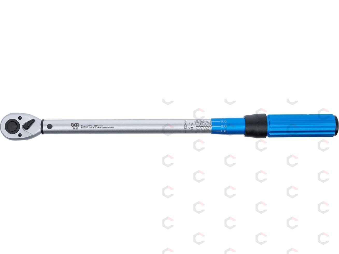 Dinamometrinis raktas | 12.5 mm (1/2") | 40 - 220 Nm (2827) 3