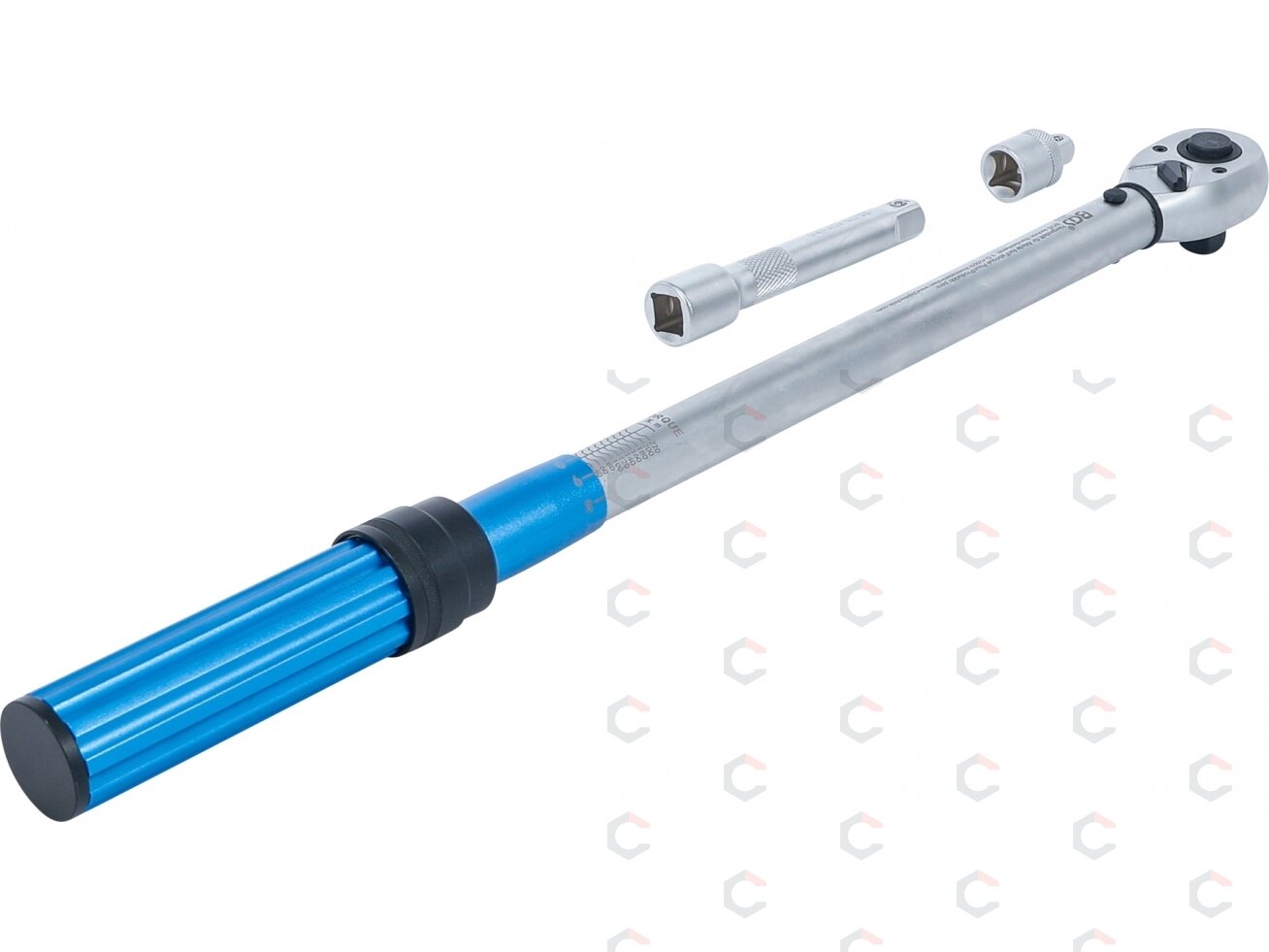 Dinamometrinis raktas + adapteris + ilgintuvas | 12.5 mm (1/2") | 40 - 220 Nm | 3 vnt. (2837) 4 Dinamometrinis raktas + adapteris + ilgintuvas | 12.5 mm (1/2") | 40 - 220 Nm | 3 vnt. (2837) 4