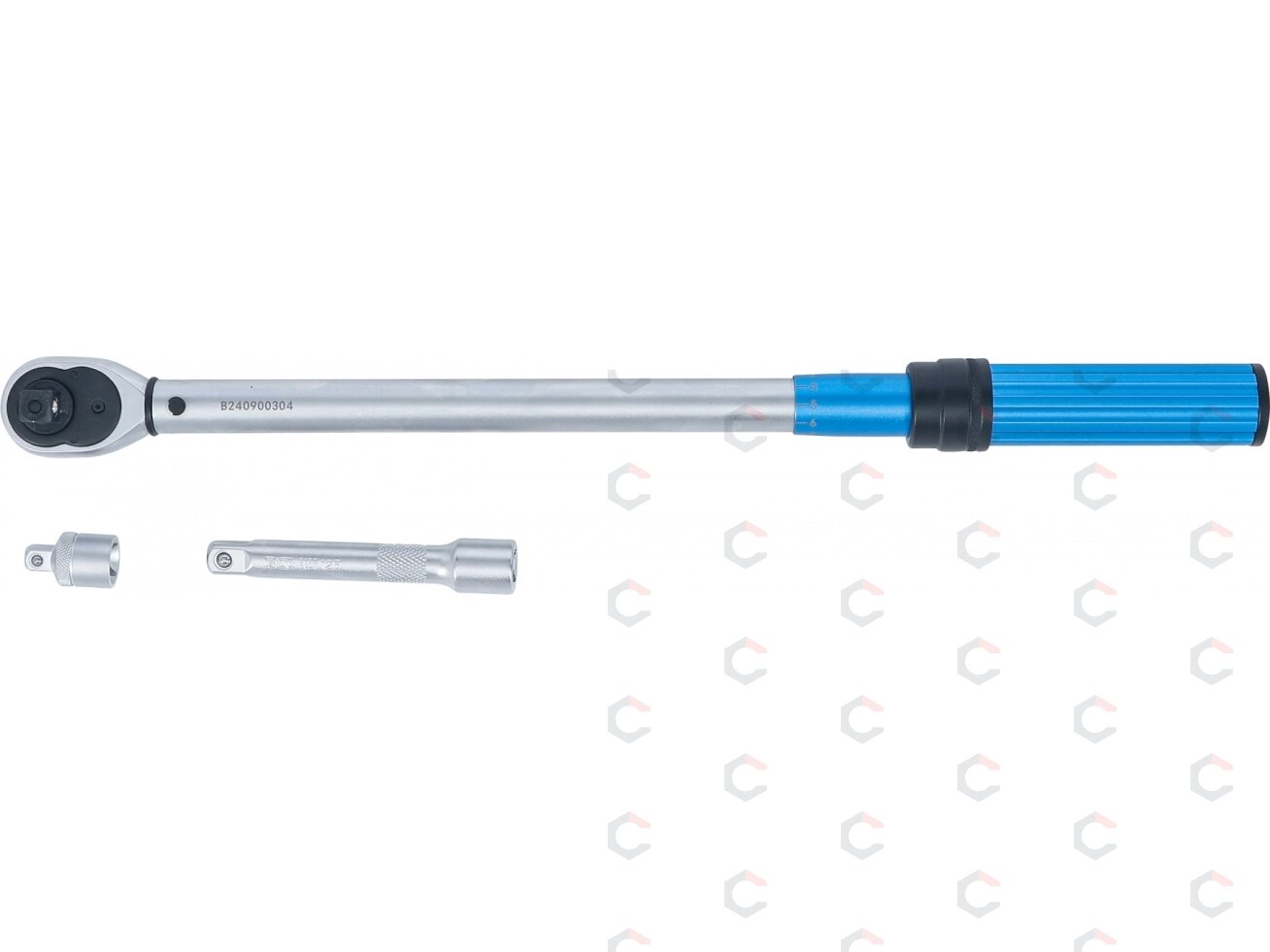 Dinamometrinis raktas + adapteris + ilgintuvas | 12.5 mm (1/2") | 40 - 220 Nm | 3 vnt. (2837) 5 Dinamometrinis raktas + adapteris + ilgintuvas | 12.5 mm (1/2") | 40 - 220 Nm | 3 vnt. (2837) 5