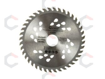 Diskas medžiui | su skylėm | 125 mm x 40T x 22.2 mm (ES12540H) Diskas medžiui | su skylėm | 125 mm x 40T x 22.2 mm (ES12540H)