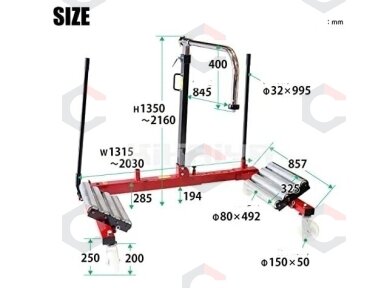 Didelio našumo ratų vežimėlis | 1.5 t (LWD15) Didelio našumo ratų vežimėlis | 1.5 t (LWD15)