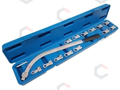 Diržo įtempimo raktai | 12 kampų 12 - 19 mm / E-tipo E10 - E18 (SK1078) Diržo įtempimo raktai | 12 kampų 12 - 19 mm / E-tipo E10 - E18 (SK1078)