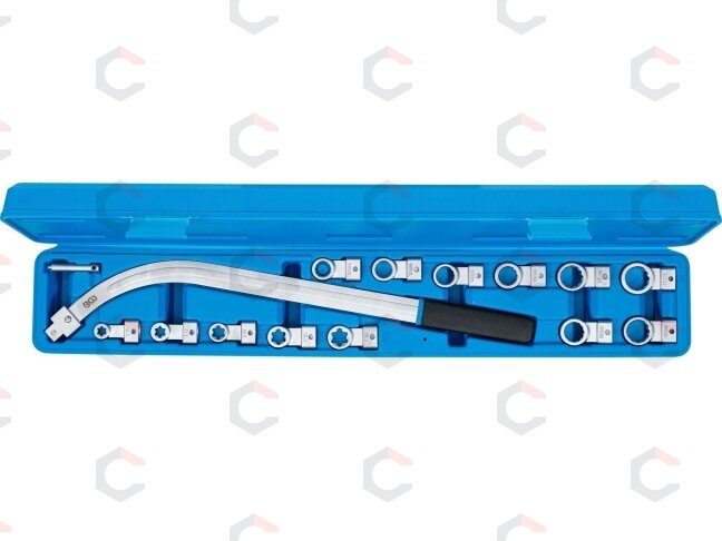 Diržo įtempimo raktai | 12 kampų 12 - 19 mm / E-tipo E10 - E18 (1312) 2