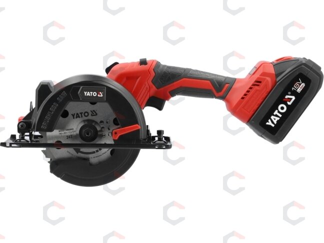 Diskinis pjūklas akumuliatorinis | 18V 140 mm | 2 vnt 4 AH akumuliatoriai (YT-8281185) 2