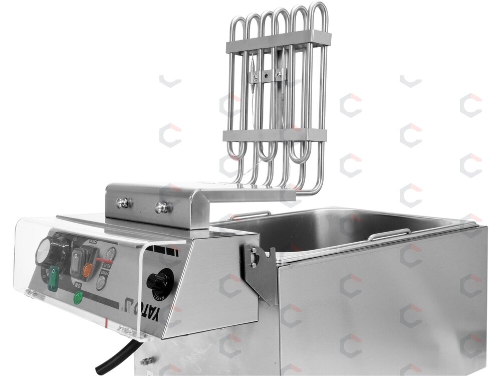 Elektrinė gruzdintuvė su spintele | 2 × 11,5 l (YG-04638) 7 Elektrinė gruzdintuvė su spintele | 2 × 11,5 l (YG-04638) 7