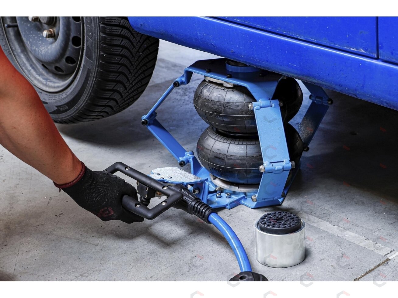 Domkratas pneumatinis | mobilus | 140–505 mm | 2000 kg (71010) 3