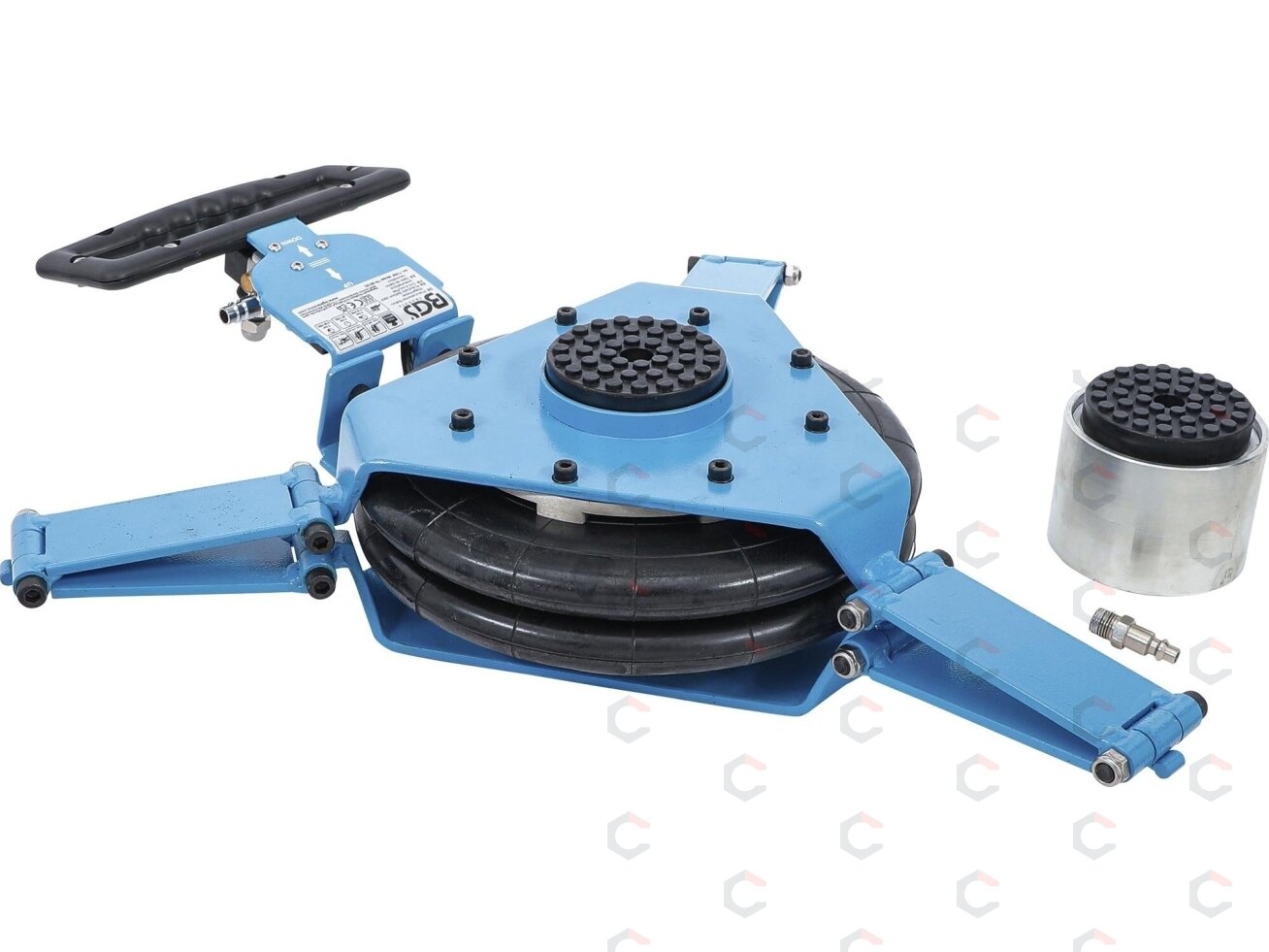 Domkratas pneumatinis | mobilus | 140–505 mm | 2000 kg (71010) 8 Domkratas pneumatinis | mobilus | 140–505 mm | 2000 kg (71010) 8