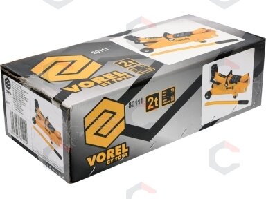 Domkratas su ratukais 2T 135-325 mm, TÜV/GS/CE (80111)
