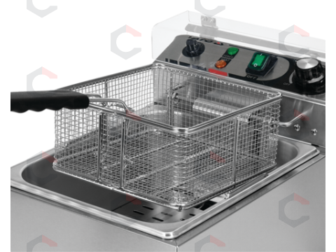 Elektrinė gruzdintuvė dviguba | 2 × 8 l | 2 × 3,3 kW (YG-04623) 9