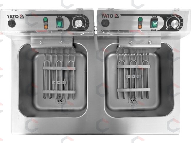 Elektrinė gruzdintuvė su spintele | 2 × 11,5 l (YG-04638) 5 Elektrinė gruzdintuvė su spintele | 2 × 11,5 l (YG-04638) 5