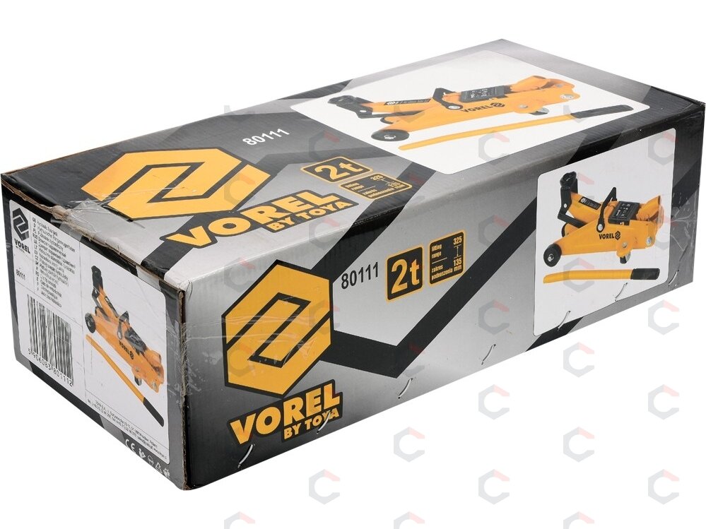 Domkratas su ratukais 2T 135-325 mm, TÜV/GS/CE (80111) 1 Domkratas su ratukais 2T 135-325 mm, TÜV/GS/CE (80111) 1