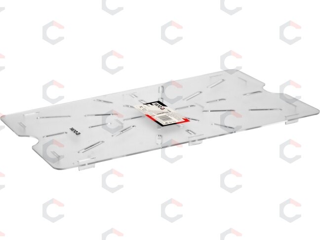 Nuvarvinimo grotelės GN 1/1 indui | 460 × 250 × 19 mm | PC polikarbonatas (YG-00460) Nuvarvinimo grotelės GN 1/1 indui | 460 × 250 × 19 mm | PC polikarbonatas (YG-00460)