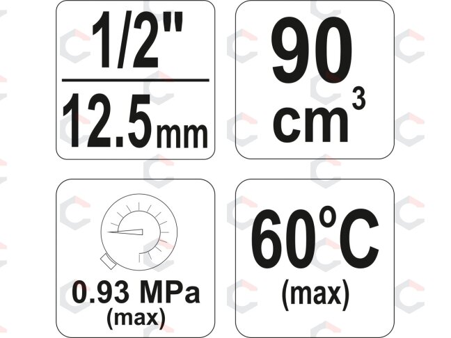 Drėgmės filtras su reguliatoriumi ir manometru 1/2" (YT-2383) 2 Drėgmės filtras su reguliatoriumi ir manometru 1/2" (YT-2383) 2